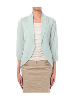 シャイニーボレロカーディガン/グリーン系(021)