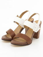 バイカラーサンダル/ベージュ