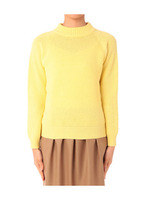 ラグランハイネックニットプルオーバー/イエロー系(031)