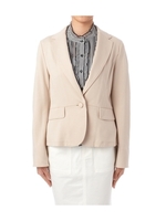 レーヨン混テーラードジャケット/ベージュ系(051)