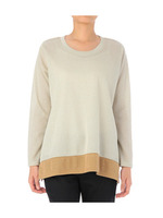 配色ラメバックシャンプルオーバー/ベージュ系(504)