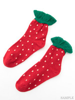 STRAWBERRY SOCKS/RED