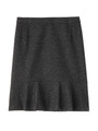 イタリアンウールジャージスカート/チャコールグレー(014)