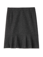 イタリアンウールジャージスカート/チャコールグレー(014)