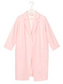 カットWフェイスコクーンコート/PNK