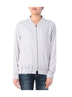 ジップアップブルゾン/ライトグレー(011)