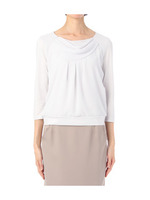 ドレープネックプルオーバー/ライトグレー(011)