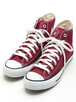 【CONVERSE】コンバース キャンバス オールスター ハイカットスニーカー/MAROON