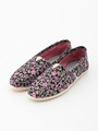 【TOMS】W's Classics/Black Floral Vegan