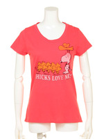 スヌーピーCHICKS LOVE ME Tシャツ/Flying Tomato