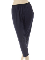 ハイゲージコットンストライプパンツ/NAVY