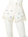 I'M IN LOVE ME DENIM SHORTS/INDIGO