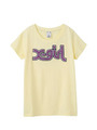 PATCHED LOGO S/S TEE/YELLOW