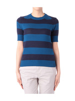 Violet Buffalo Wallows 半袖ニットプルオーバー/ブルー系(592)