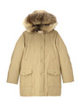 WOOLRICH ファーダウンコート/ベージュ(052)