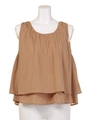 【DEBY DEBO】RENEE PLEATED TIERED TOP/BEIGE