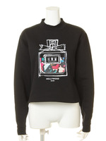 【HOLLYWOOD MADE】MISS. PERFUME BOTTLE NECK SWEATER/H.GRAY