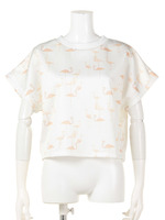 【atmos】FlamingoCrewNeck/WHT
