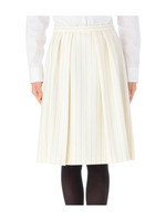 ストライプフレアスカート/ホワイト(301)