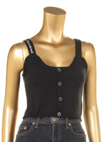 ニットビスチェ/BLACK