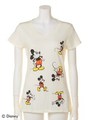 many MICKEYプリント Tシャツ/Sugar