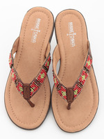 【MINNETONKA】ミネトンカ オーバーン トングサンダル/TAN