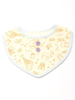 キラキラドリームプリントビブ/ミント