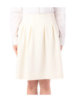 タックフレア鹿の子スカート/オフホワイト(003)