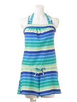 BENETTONロンパースセット/ブルー