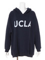 UCLA×Ehwgルーズパーカー/Black1