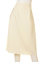 【ROSE BUD】HICH/W SEMI FARE SKIRT/OFF WHITE