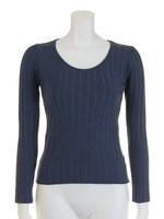 ランダムリブベーシックニット/イエロー