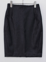 レザータイトスカート/ブラック