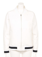 RIB STADIUM JUMPER/WHITE