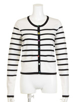 【AULA AILA BASE】ボーダーニットU−CD/トップグレー