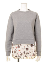 ミシェレレイヤードプルオーバー/グレー