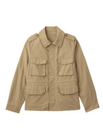 ライトモールスキンミリタリージャケット/ベージュ(052)