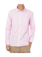 隠しトリコロールオックスシャツ/ピンク(072)