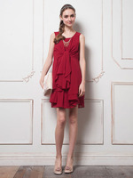 2WAYドレープワンピース/ネイビー