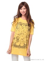 H.A.K×SNOOPYコラボ Tシャツ/イエロー