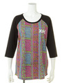 【X-girlxJIMMY'Z】B/B TEE/BLACK