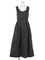 【mystic】3WAY花柄ワンピース/ブラック