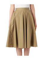 タイプライターフレアスカート/ホワイト(001)