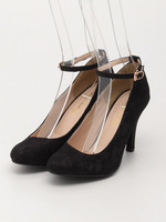 ネックストラップレースパンプス/BL/BLレース