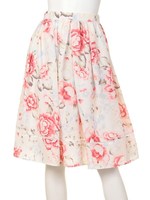 ヴィンテージフラワーPT SK/ホワイト