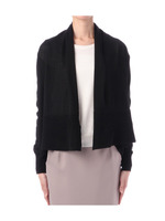 切り替えニットカーディガン/ブラック(019)