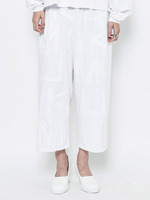 【IKUMI】PATCH WORK PANTS/WHITE