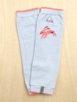 ウサギジャガードクルレッグウォーマー/ホワイト