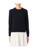 クルーネックハイゲージニット/レモンイエロー(031)