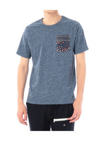 デザインポケットスラブTシャツ/ホワイト(003)